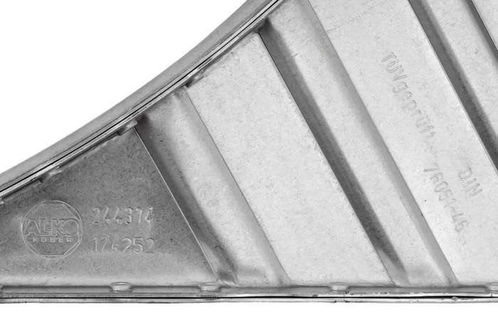 Klín pod kola s montážním držákem AL-KO UK46 v: 206 mm