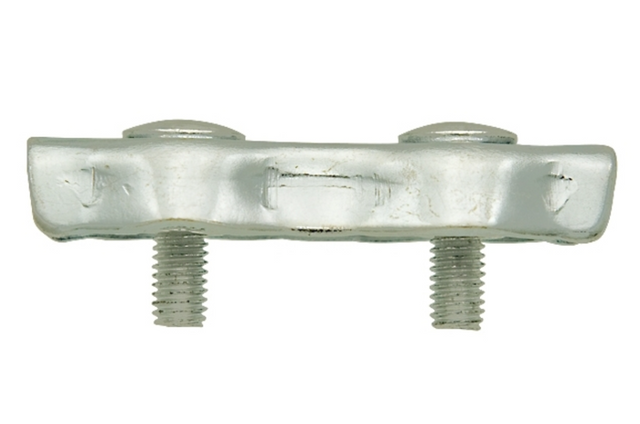 Dvojitá sedlová lanová svorka DROMET ZLS.8 pro lana o průměru 8 mm