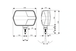 ASPÖCK LuxLED II LED světlomety 7 funkcí 6pinové DEUTSCH DT06-6S levé+pravé