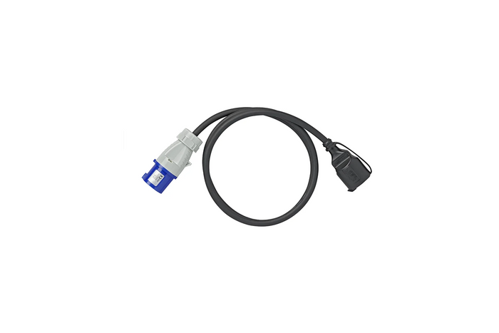 Adaptér s CEE zástrčkou a zásuvkou s ochranným kontaktem 16A 230V ProPlus 373530DE s kabelem 150 cm