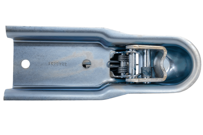 Kulové tažné zařízení KNOTT KQ14-C pro přívěs o hmotnosti 1400 kg se čtvercovou ojí o průměru 70 mm