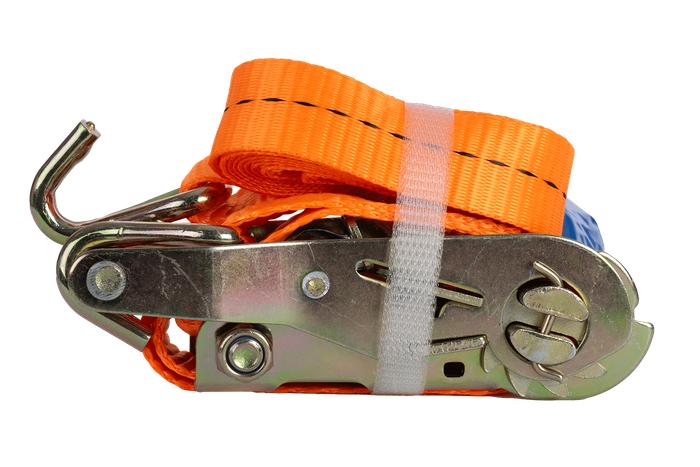 UNITRAILER 2m/25mm/1t oranžový přepravní pás s napínákem
