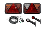 Sada světel: FRISTOM LED zadní světla + HORPOL LED obrysová světla + MANTES 7m 13pinový svazek