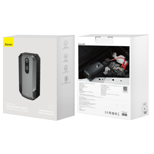 Power Bank startér BASEUS Super Energy Max Power Bank 20000mAh s funkcí 12V start