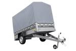 Lehký přívěs 230x125 UNITRAILER FORCE 230 KIPP s rámem H-1100 a šedou plachtou