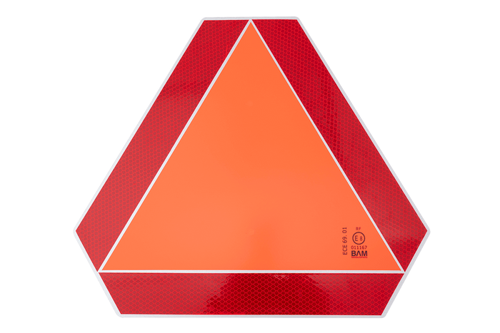 Reflexní tabule HERMON, pomalu se pohybující výstražný trojúhelník, 360x415mm