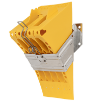 Klín pod kola E53 s montážním držákem LOKHEN výška: 225 mm