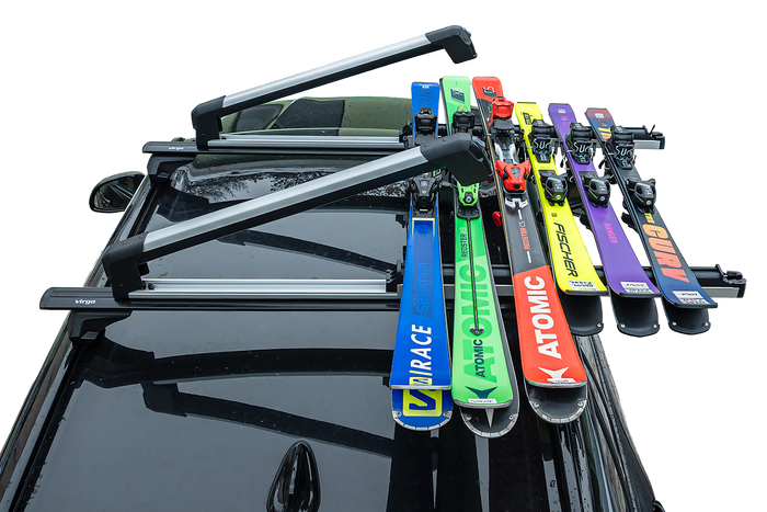 Inter Pack Frostline 6 - výsuvný hliníkový držák pro 6 párů lyží nebo 4 snowboardy