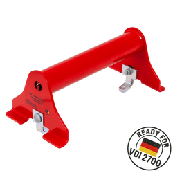 Zámek kol PRAMAR Radstopper VDI 2700 červený pro odtahovku - nastavitelný, univerzální