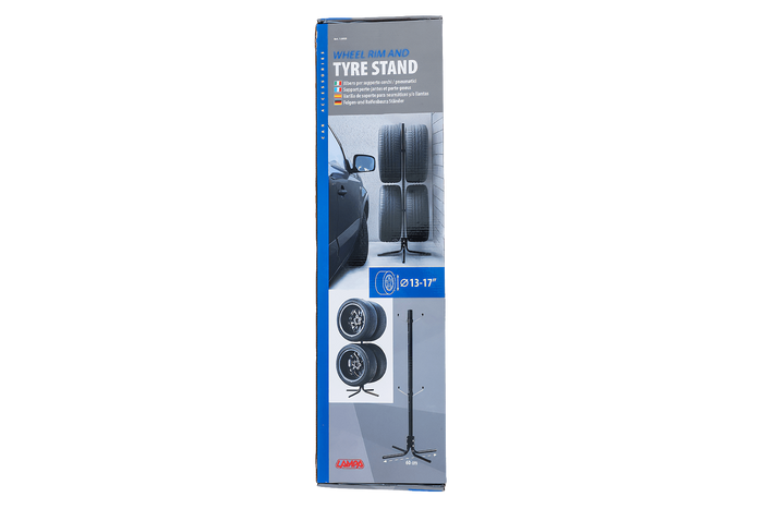Stojan na ráfky a pneumatiky LAMP, držák na 4 kola
