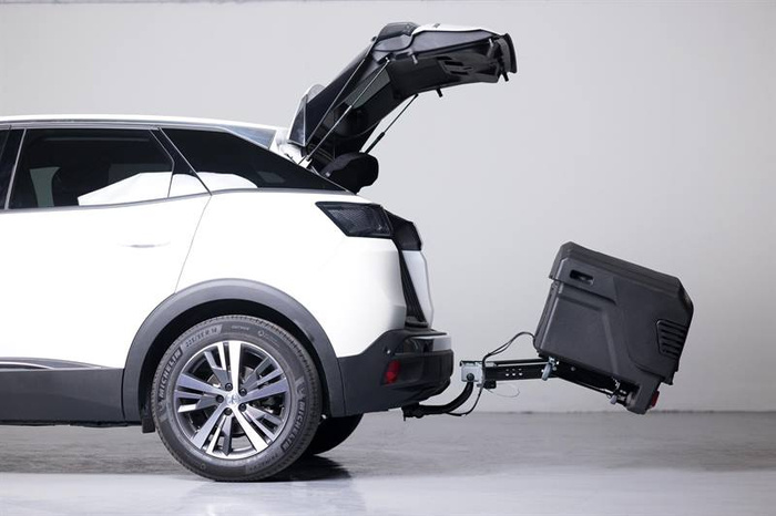 Towbox EVO classic gray - box na zavazadla montovaný na tažné zařízení