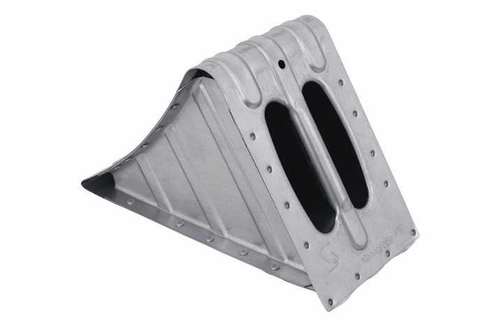 Klín pod kolo KNOTT G36, výška: 150 mm, kovový