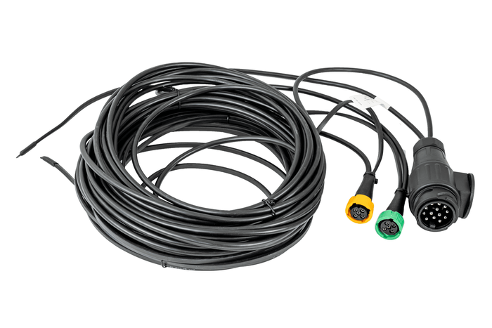 Elektroinstalace MANTES, svazek tažného vozidla, 7 m, zástrčka 13 PIN, bajonety 2x 5 PIN