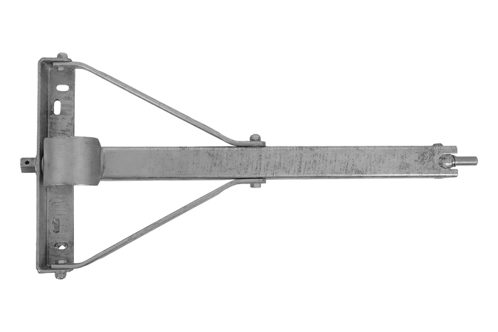 KNOTT 6X1197.007 výsuvný rohový stabilizátor pro přívěs 1100 kg 498 mm