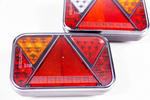 Zadní světla FRISTOM LED + kabelový svazek MANTES 4m 7PIN