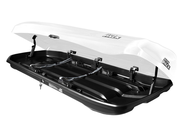 Střešní box Inter Pack Skugga L 660, lesklá bílá