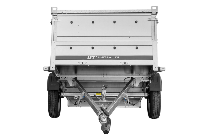 Jednonápravový přívěs 230x125 UNITRAILER GARDEN 230 KIPP s bočnicemi BIS a hliníkovou plachtou