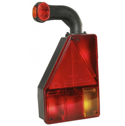 Zadní světlo ASPÖCK EARPOINT I s bajonetovým konektorem, 5pinové, 6 funkcí, levé