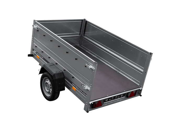 Lehký přívěs 200x125 UNITRAILER GARDEN 201 KIPP s bočnicemi BIS