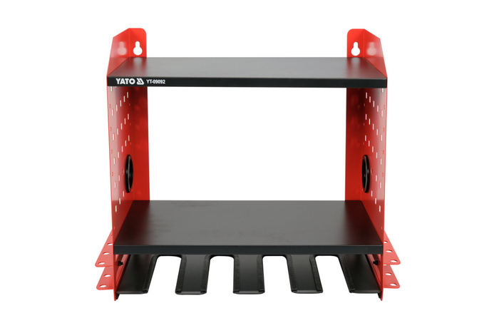 Dílenský regál YATO YT-09092 kovový pro elektrické nářadí 465x405x225mm