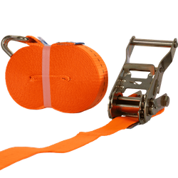 UNITRAILER 10m/25mm/1t oranžový přepravní pás s napínákem
