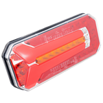 Zadní LED světlo WAŚ W150DD, univerzální, 6 funkcí 