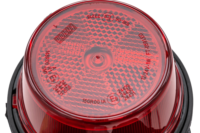 FRISTOM FT-059 LED univerzální obrysová svítilna červená s úhlovým držákem