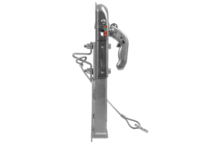 Kulové tažné zařízení KNOTT KQ14-A+KZE7.5 pro přívěs o hmotnosti 1400 kg s ojí typu V