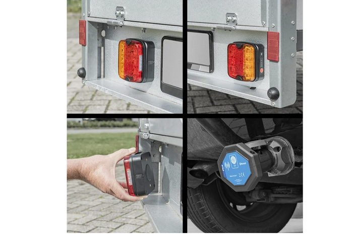 Zadní světla ProPlus LED 7PIN se 4 funkcemi levá + pravá, magnetická, Bluetooth