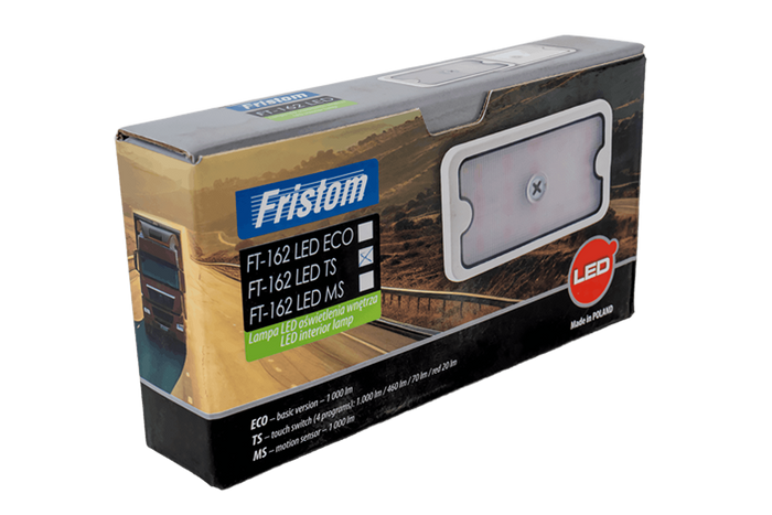 FRISTOM FT-162 LED interiérová lampa do auta s vypínačem, 1000 lm 