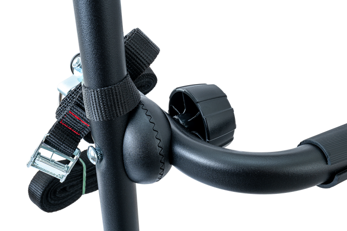 Nosič kol Peruzzo Brennero 4x4 s rezervním kolem - nosič na 2 kola s ližinami (černý)