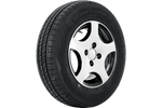 Zesílené kolo pro přívěs TYRE KENDA 165/80 R13C 96/94N ALU RÁFEK STARCO leštěný 5Jx13"H2 4X100 ET:30