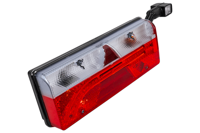 ASPÖCK EUROPOINT III LED bajonetové zadní světlo 7PIN ASS2 s klaksonem 7 funkcí pravé