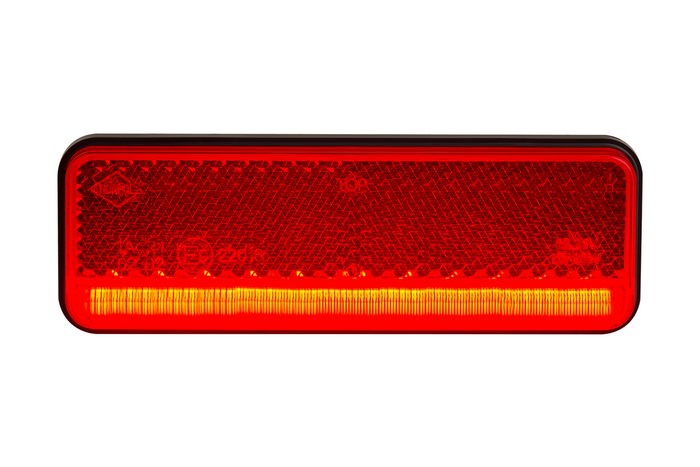 HORPOL LD 2437 LED obrysová svítilna červená univerzální SLIM
