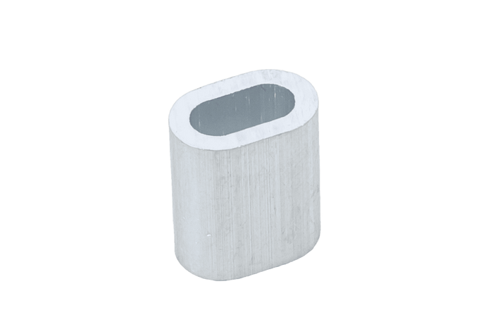 Hliníková spojka pro lana DROMET ZLA.4, objímka pro lana 4 mm