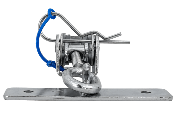 Boční tažné zařízení s přezkou WINTERHOFF BV 40-1 + kompletní excentrický boční zámek přívěsu BVG 40-A