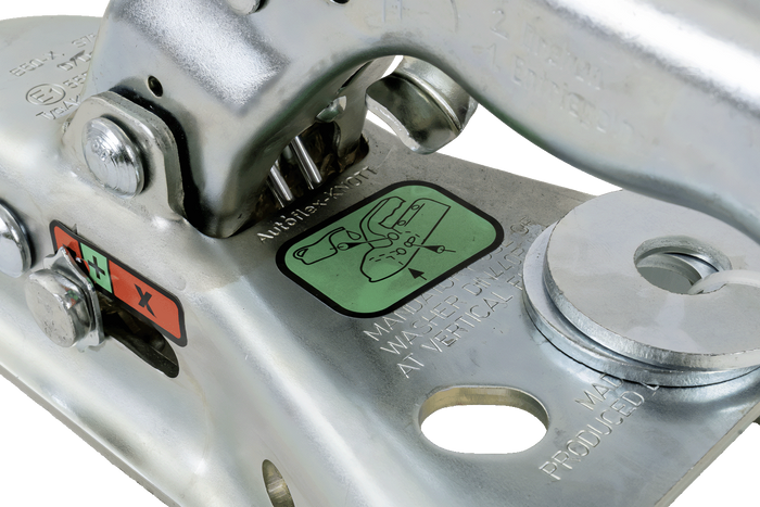 Kulové tažné zařízení KNOTT 6E0176.001 pro přívěs o hmotnosti 750 kg s ojí typu V