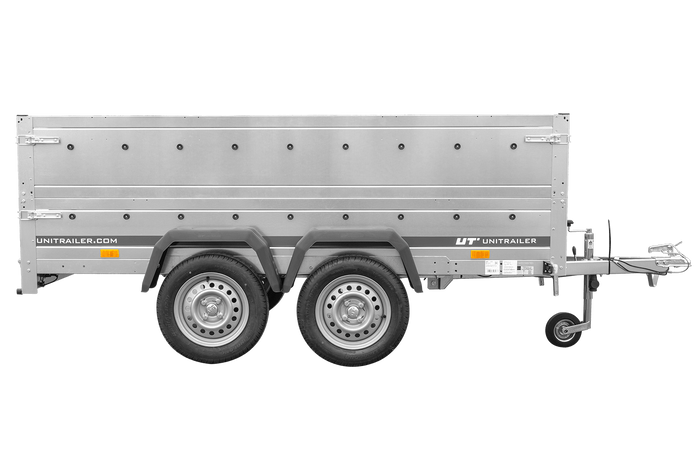 Přívěs za auto 264x150 UNITRAILER GARDEN 265/2 KIPP s bočnicemi BIS