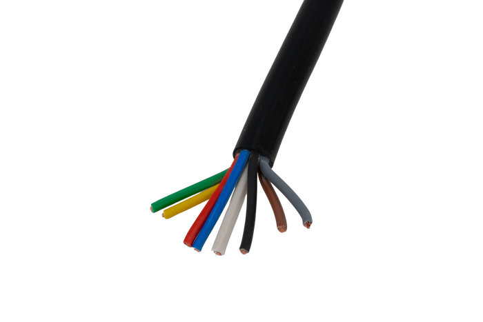 Osmižilový elektrický kabel HYBSZ YLY-S 8x1 - 1 m