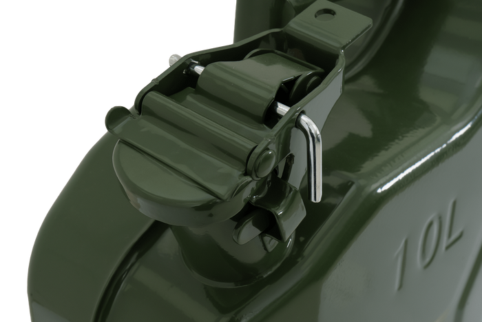 Kovový kanystr 10L HERMON zelený