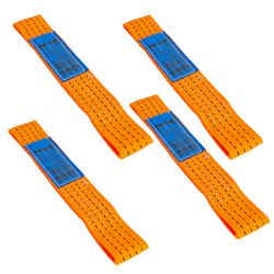 Sada čtyř přepravních postrojů pro přívěs UNITRAILER 0,3m/50mm/4t oranžová