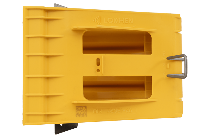 Klín pod kolo G46 s montážním držákem LOKHEN výška: 190 mm