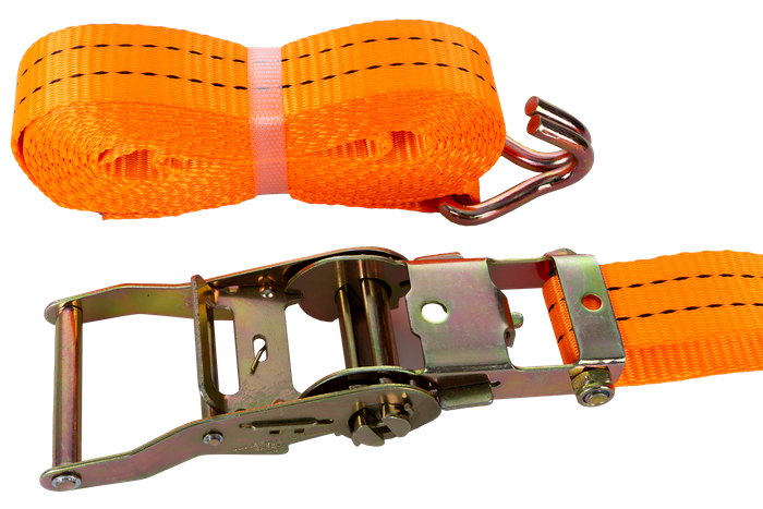 UNITRAILER 5m/35mm/2t oranžový přepravní pás s napínákem