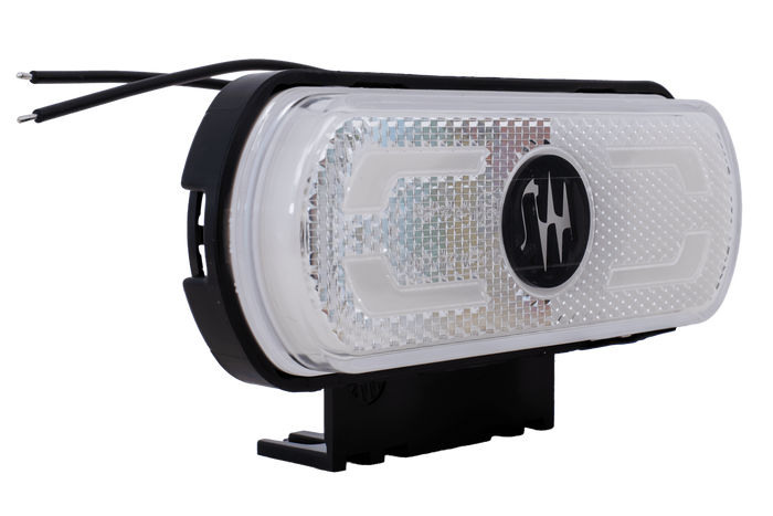 Univerzální obrysová svítilna WAŚ W240 1600 LED bílá s držákem