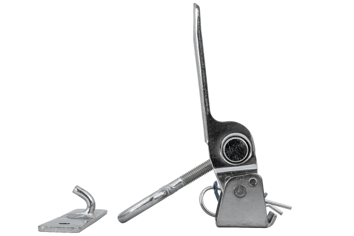 Boční tažné zařízení s přezkou WINTERHOFF BV 40-1 + kompletní excentrický boční zámek přívěsu BVG 40-A