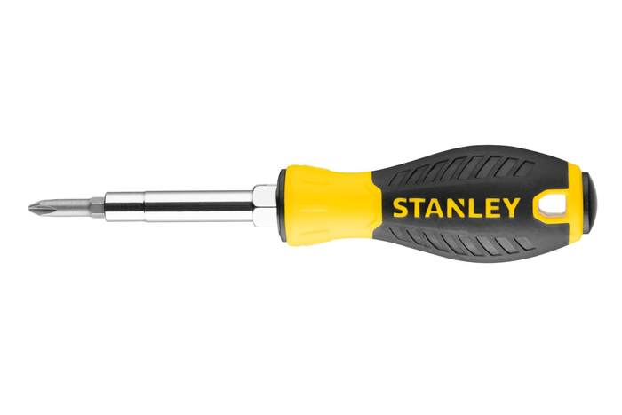 Šroubovák STANLEY 6-cestný, 3 bity / 6 hrotů