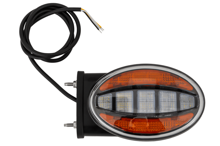 Univerzální přední LED svítilna FRISTOM FT-356 s boční montážní konzolou