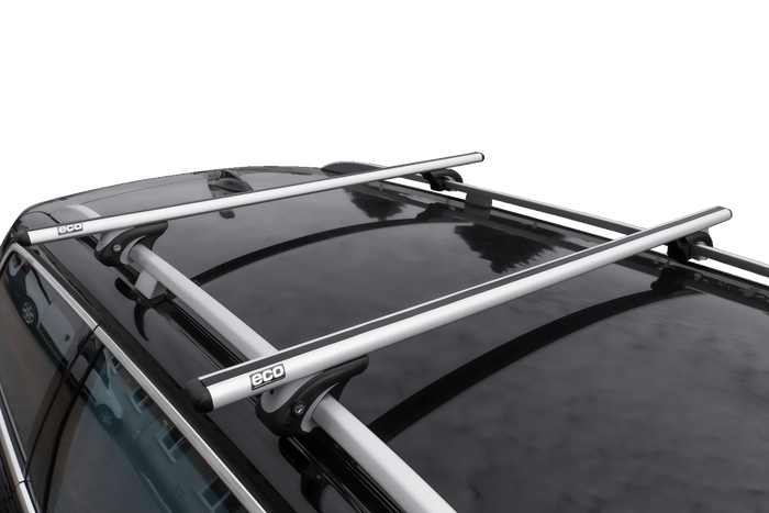 Střešní nosič Eco Alubase 120 - univerzální hliníkový nosič pro otevřené lišty