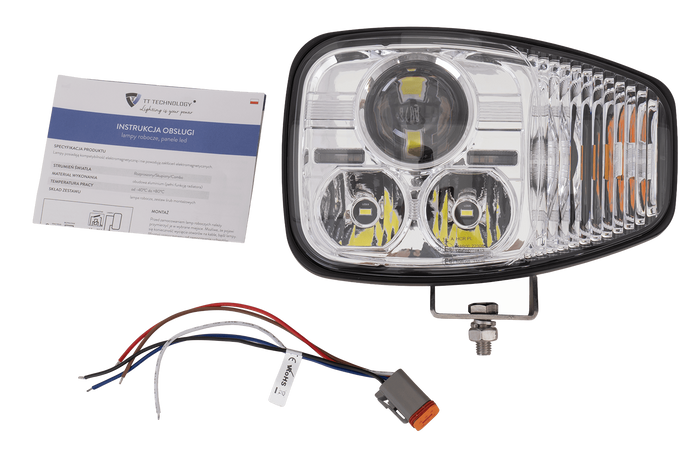 TT Technology TT.16610-L+TT.16610-P LED světlomety 3 funkce 21xLED 4450lm levý+pravý pro JCB/Cat/Manitou/Volvo/Terex