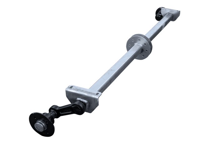 KNOTT VG7-L nebrzděná náprava pro přívěs 750kg 1607mm 2027mm 4x100